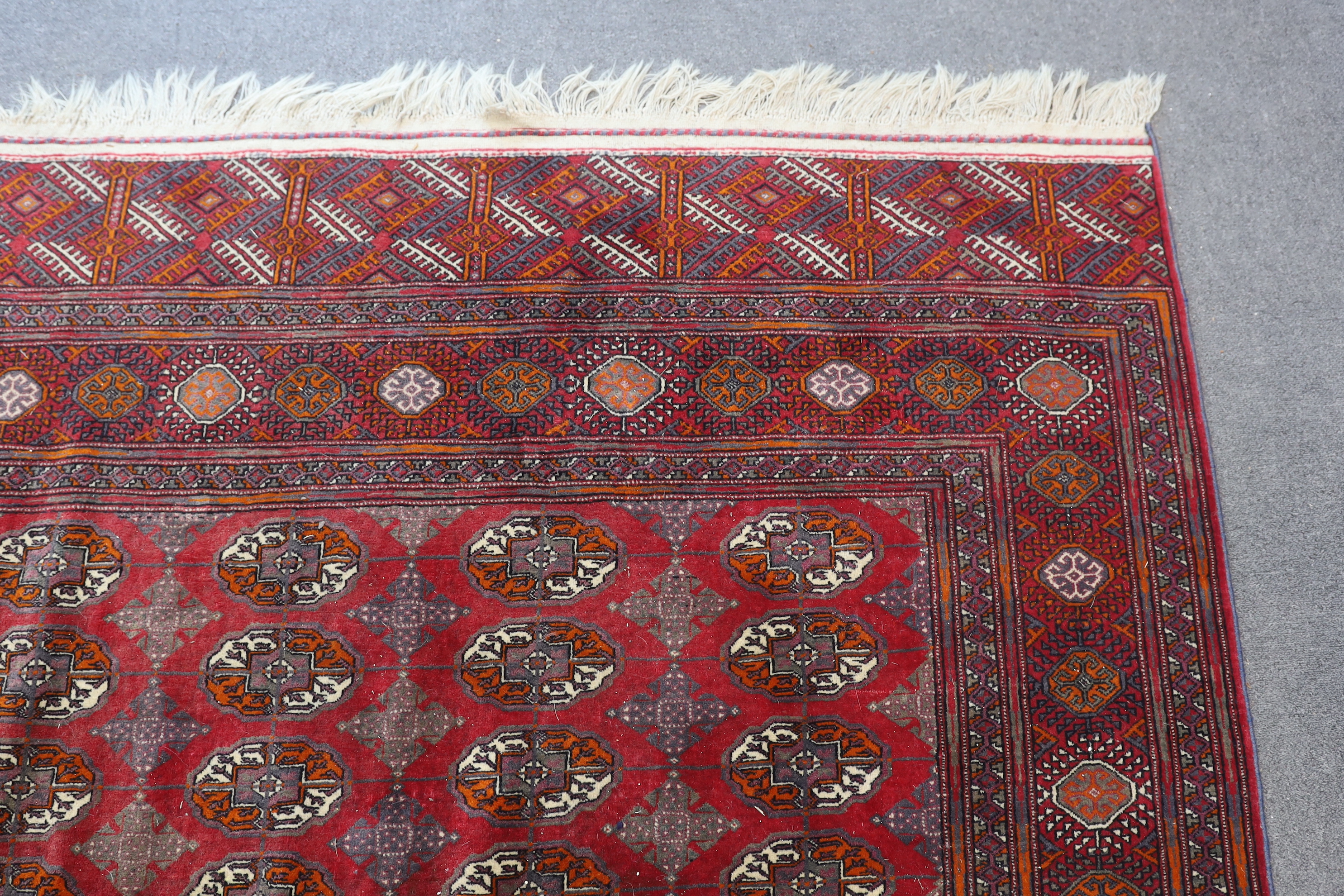 A Bokhara carpet, 290 x 202cm
